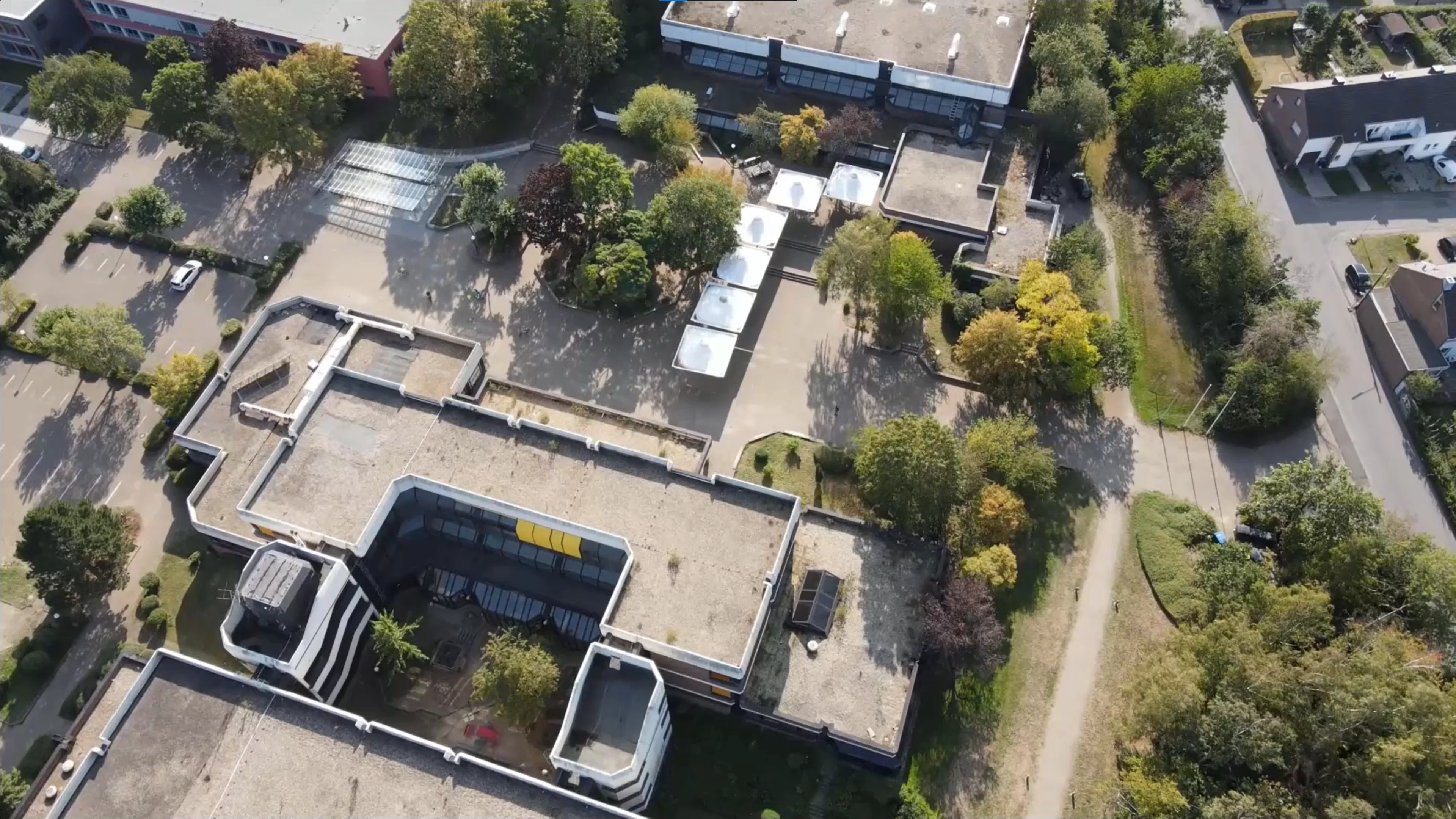 Schulgebäude Hintergrund